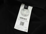 Versace "Versace Is..." Medusa Safety Pin Black Tshirt Size 6 Xl Do1026orxde