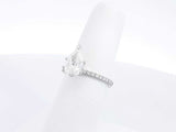 2.01 Cttw Pear-cut Diamond & 14k White Gold Ring Size 6, 2.4 Grams Fw0524owxzdu