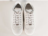 Jimmy Choo Ace White Point Embossed Nubuck Sneakers Size 40.5 Sd0726crde