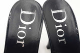 Christian Dior Blue Oblique Canvas Heels Size 36 Eb1225crdu