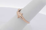14k Yellow Gold Dolphin Ring 2.9 Grams Size 6.25 Eb0426lcrsa
