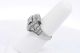 1.82ctw Diamond Ring In Platinum 10.7 Grams Size 6.75 Eb0225rrxsa