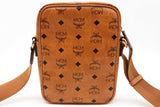Mcm Klassik Visetos Cognac Crossbody Bag Eb0726oxzde
