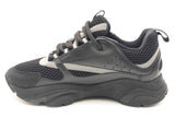 Dior B22 Black Mesh & Leather Sneakers Size 40 Eb0226oxzsa
