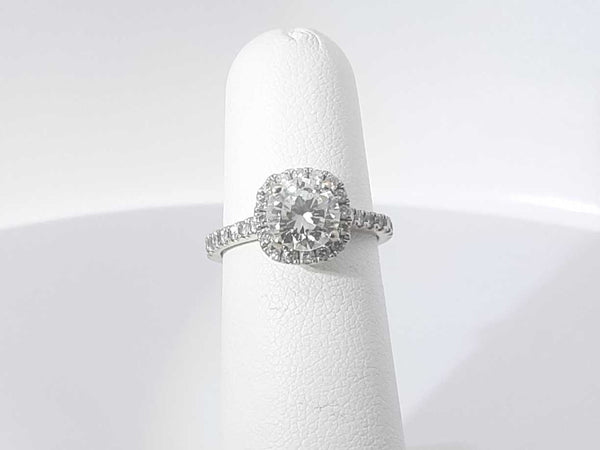 1.19 Ctw Diamond 18k White Gold 3.1 Grams Ring Size 20 Sd0425llzxsa