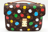 Louis Vuitton X Yayoi Kusama Monogram Painted Dot Pochette Metis Eb0326orxzdw