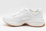 Gucci Rhyton Worldwide White Leather Sneakers Size 6 Eb0925oxzdu