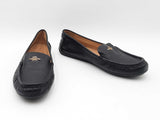 Coach Marley Driving Loafers In Black Pebbled Leather Size 9.5 Fw0826ozdu