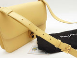 Yves Saint Laurent Yellow Calfskin Carre Shoulder Bag Eb1225wrxsa