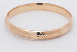 14k Yellow Gold Bangle Bracelet 10.5 Grams Eb0326iwssa