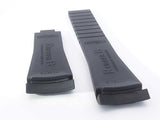 Rubber B M103-bk/vcfg Black Watch Band Aa0623lrrsa