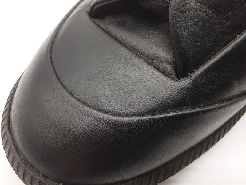 Maison Margiela Future Low Black Leather Shoes Size Eu 39 Do0525loxde