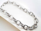 David Yurman Cable Chain Necklace In Sterling Silver 111.4g 18 Inch Fw0126irxdu