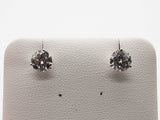 2.36 Cttw Lab Grown Diamonds 14k White Gold 1.2g Stud Earrings Do0826poxde