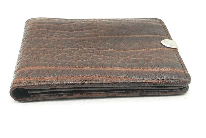 Salvatore Ferragamo Brown Leather Wallet Eb0425exsa