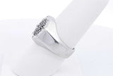 0.36ctw Diamond Ring In 14k White Gold 9.7 Grams Size 7 Eb0125wxzsa