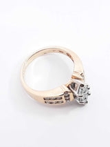 0.73 Cttw Diamond & 14k Yellow Gold Engagement Ring 5 Gram Size 5.75 Fw0426wrxdu