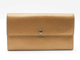 Louis Vuitton Porte Tresor International Wallet In Gold Monogram Mat Leather Fw0726erdu