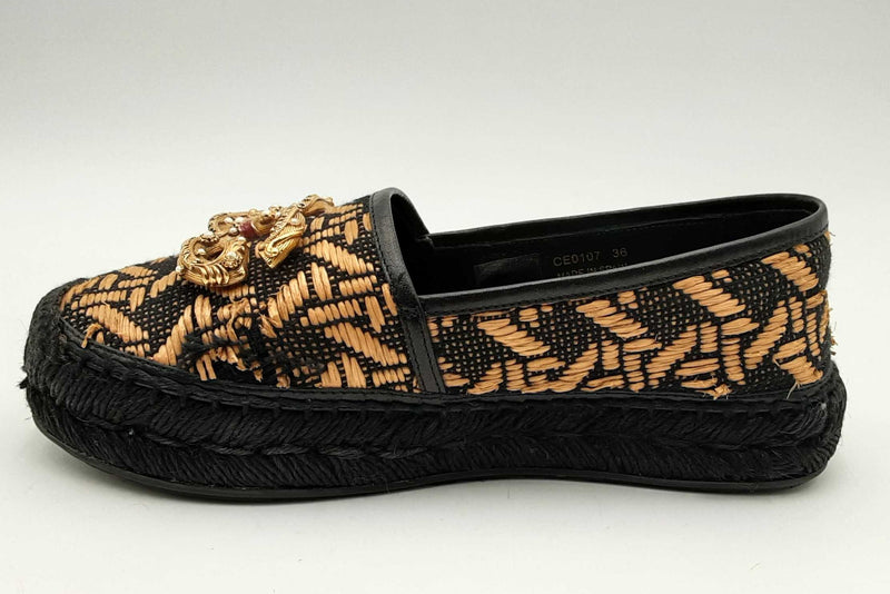 Dolce & Gabbana Espadrilles Logo Shoes Size 36 Eb0924lxzsa