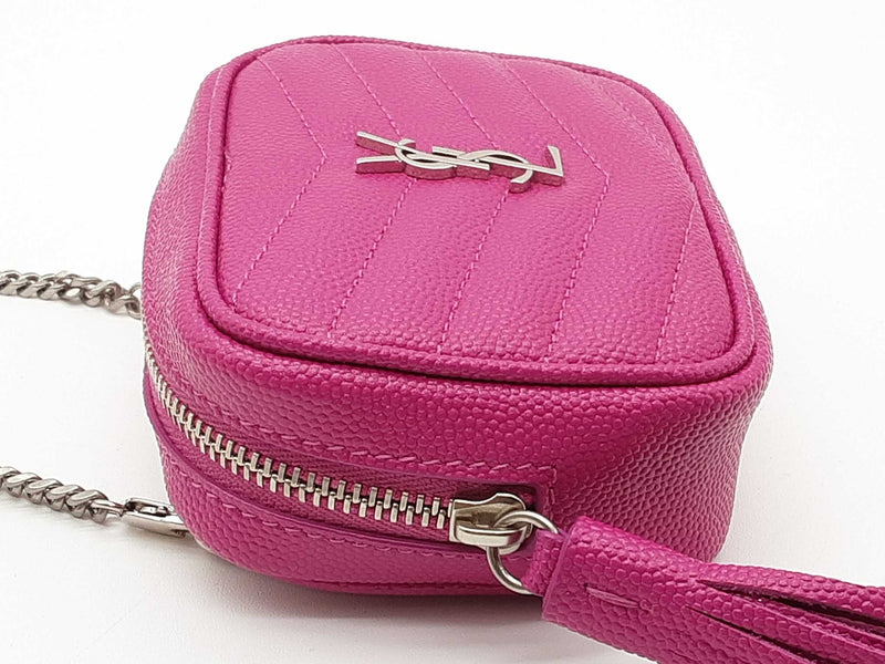 Yves Saint Laurent Ysl Baby Lou Camera Pink Leather Crossbody Bag Do0925orxde