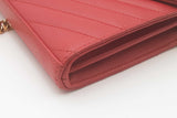 Yves Saint Laurent Cassandre Quilted Leather Envelope Chain Wallet Eb0526clrsa