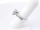 1.22 Cttw Diamond & 14k White Gold Engagement Ring 6 Grams Size 7 Fwczxdu