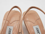 Jimmy Choo Patent Leather Slingback Kitten Heels Size 38.5 Eb0626crde