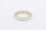 2.88cttw Lab Grown Diamond Eternity Band 14k Yellow Gold 2.3g Size 6 Eb0826cxzsa