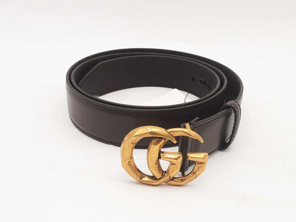 Gucci Gg Marmont Brown Leather Belt Sd0725ozxsa