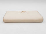 Kate Spade Madison Large Slim Wallet In Meringue Saffiano Leather Fw0625lxdu