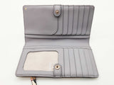 Kate Spade Cameron Breezy Floral Purple Tan Large Slim Bilfold Wallet Do0426lrde