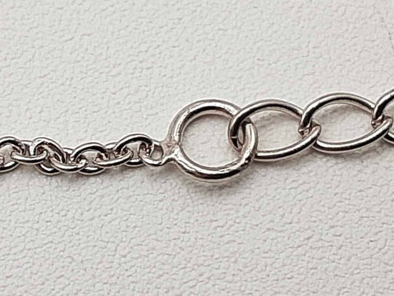 2.60 Cttw Lab Grown Diamonds 0.925 Silver 7.4g Flower By Yard Chain 19 In Do0525oiide