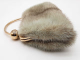 Gucci Gray Mink Swarovski Crystals Clutch Bag Do0525lwxzde