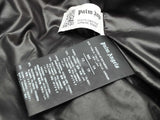 Palm Angels Black White Stripes Down Puffer Zipper Jacket Size Xs Do0525lxzde