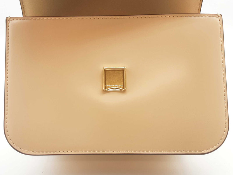 Tory Burch Eleanor Spazzolato Os Vanilla Beige Leather Shoulder Bag Do0525lxzde