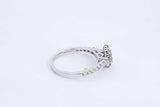 0.65cttw Lab Grown Diamond 10k White Gold Ring 2.4 Grams Size 7 Eb0526lpxdu