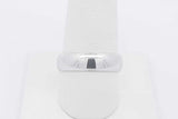 14k White Gold Wedding Band 4.8 Grams Size 9 Eb0426wxzsa