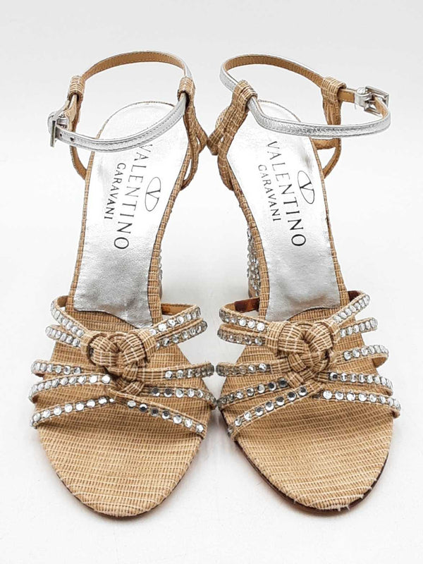 Valentino Garavani Embellished Wedge Sandals Size 36 Eb1225lxzdu