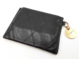 Givenchy Gv3 Card Holder Wallet In Black Diamond-stitched Leather Fw0726lcrdu