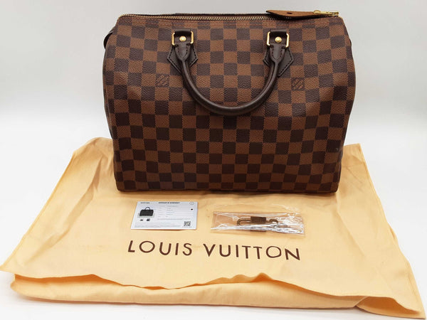 Louis Vuitton 30 Speedy Brown Damier Ebene Handbag Do0525ixzde