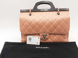 Chanel Cc Delivery Tote Pink Handbag Aa0425llzxsa