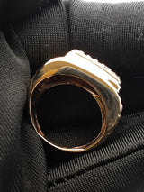1.32 Cttw Diamond & 10k Yellow Gold Cluster Ring 11.1 Gram Size 5.75 Fw0626irxdu
