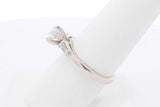 0.68cttw Diamond Ring In 14k White Gold 3.8 Grams Size 7 Eb0225exzsa