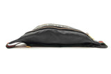Gucci Large Logo Belt Bag In Black Grained Leather Fw1026wrzdu