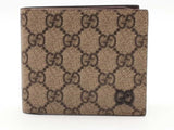 Gucci Gg Supreme Canvas Bi Fold Wallet Beige / Tan Aa0826lrzsa