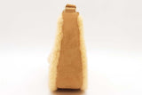 Celine Suede & Shearling Ava Triomphe Shoulder Bag Eb0326lxxzde
