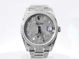 Rolex Datejust 35mm Aftermarket Fully Diamond Customized Watch Sd1125cszxsa