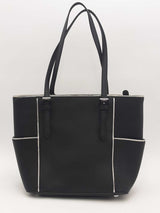Michael Kors Jet Set Tote Black Aa0825oxsa