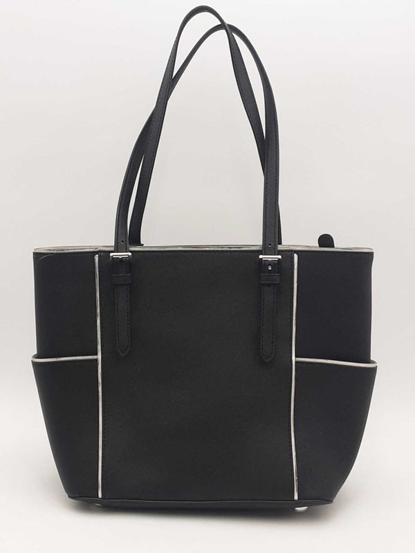 Michael Kors Jet Set Tote Black Aa0825oxsa