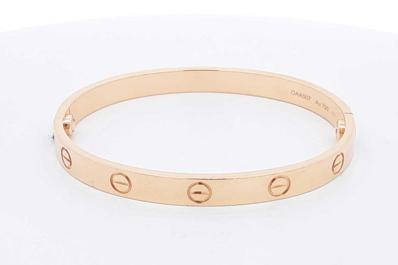 Cartier 18k Yellow Gold Love Bracelet 30.9 Grams Size 17 Eb0125wexzsa